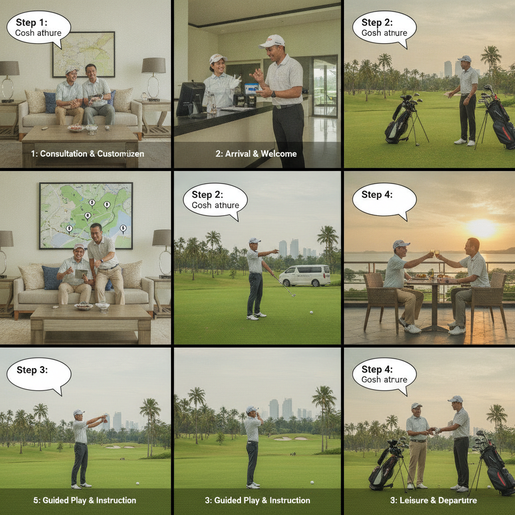 How Our Fully Guided Golf Packages Work: Step-by-Step Process